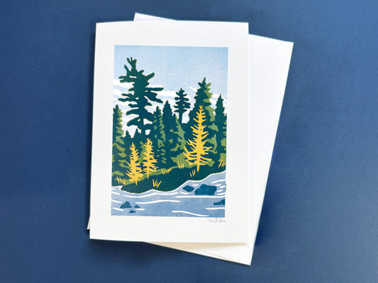 Backcountry Fall Greeting Card