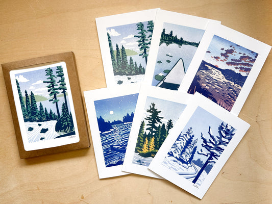 Boxed Set of Backcountry Greeting Cards (6 cards)