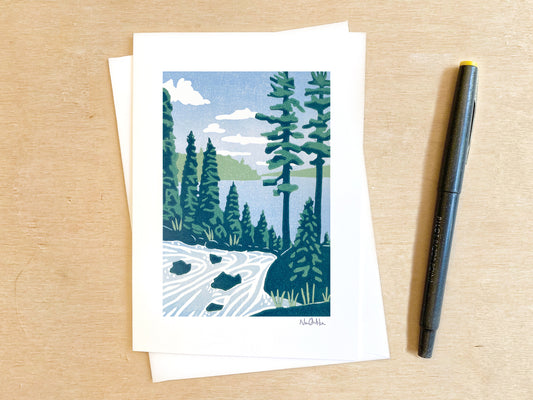 Backcountry Spring Greeting Card