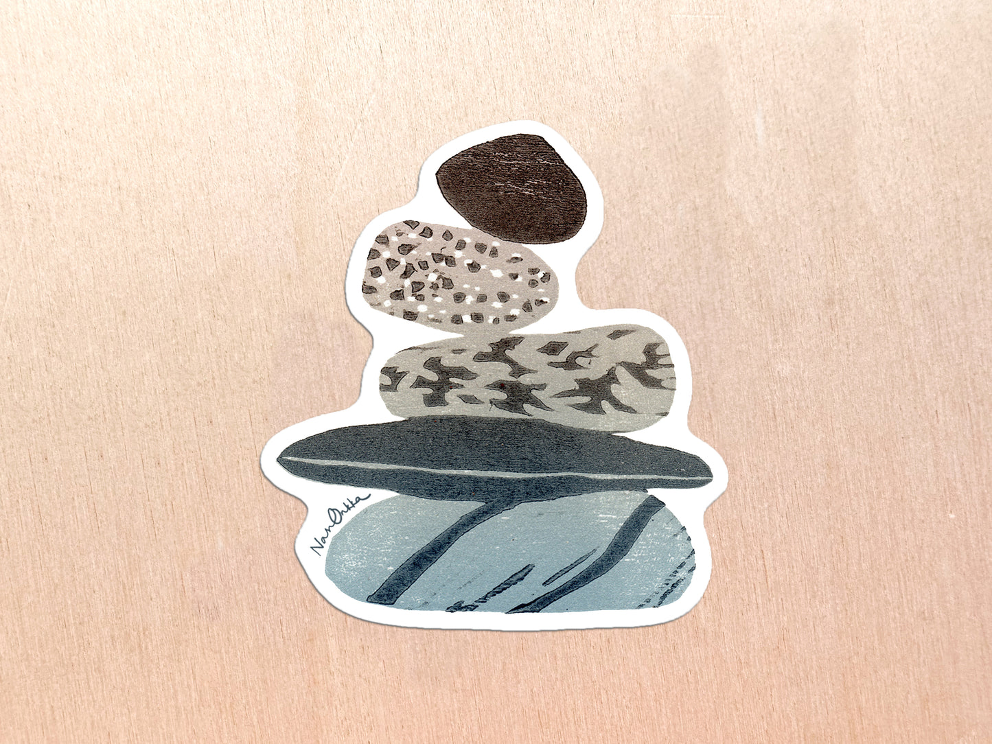 Balance Diecut Sticker