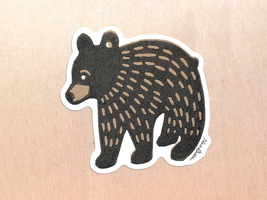 Bear Diecut Sticker
