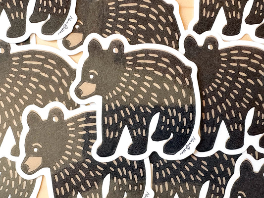 Bear Diecut Sticker