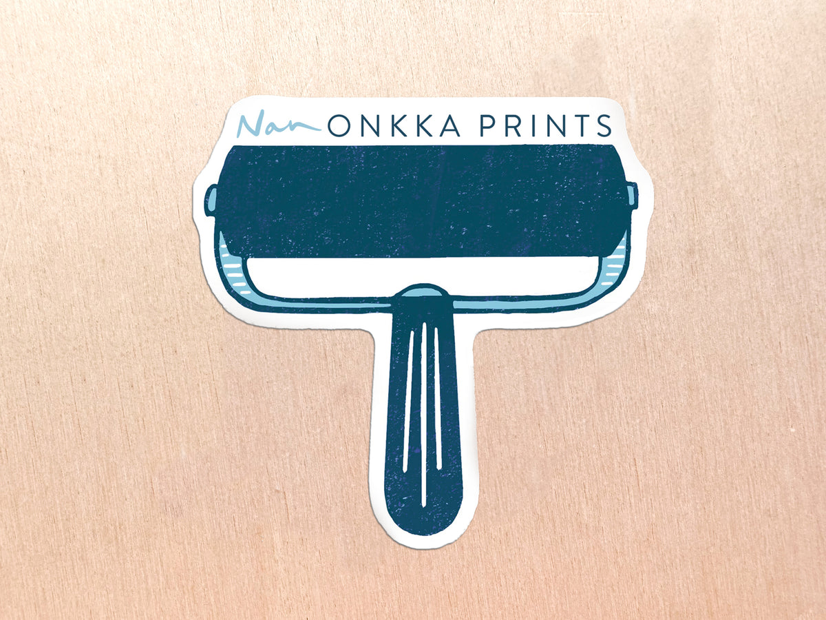 Brayer Diecut Sticker
