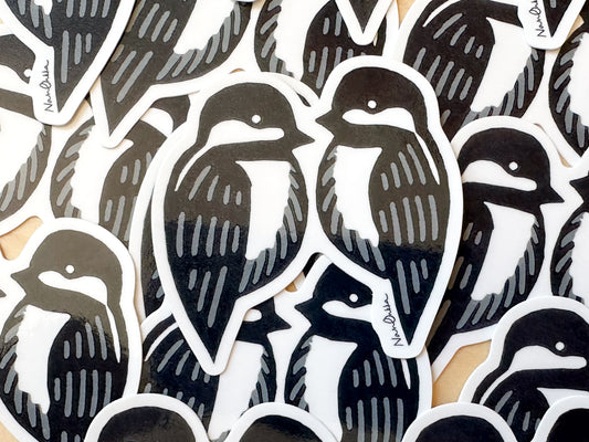 Chickadee Diecut Sticker