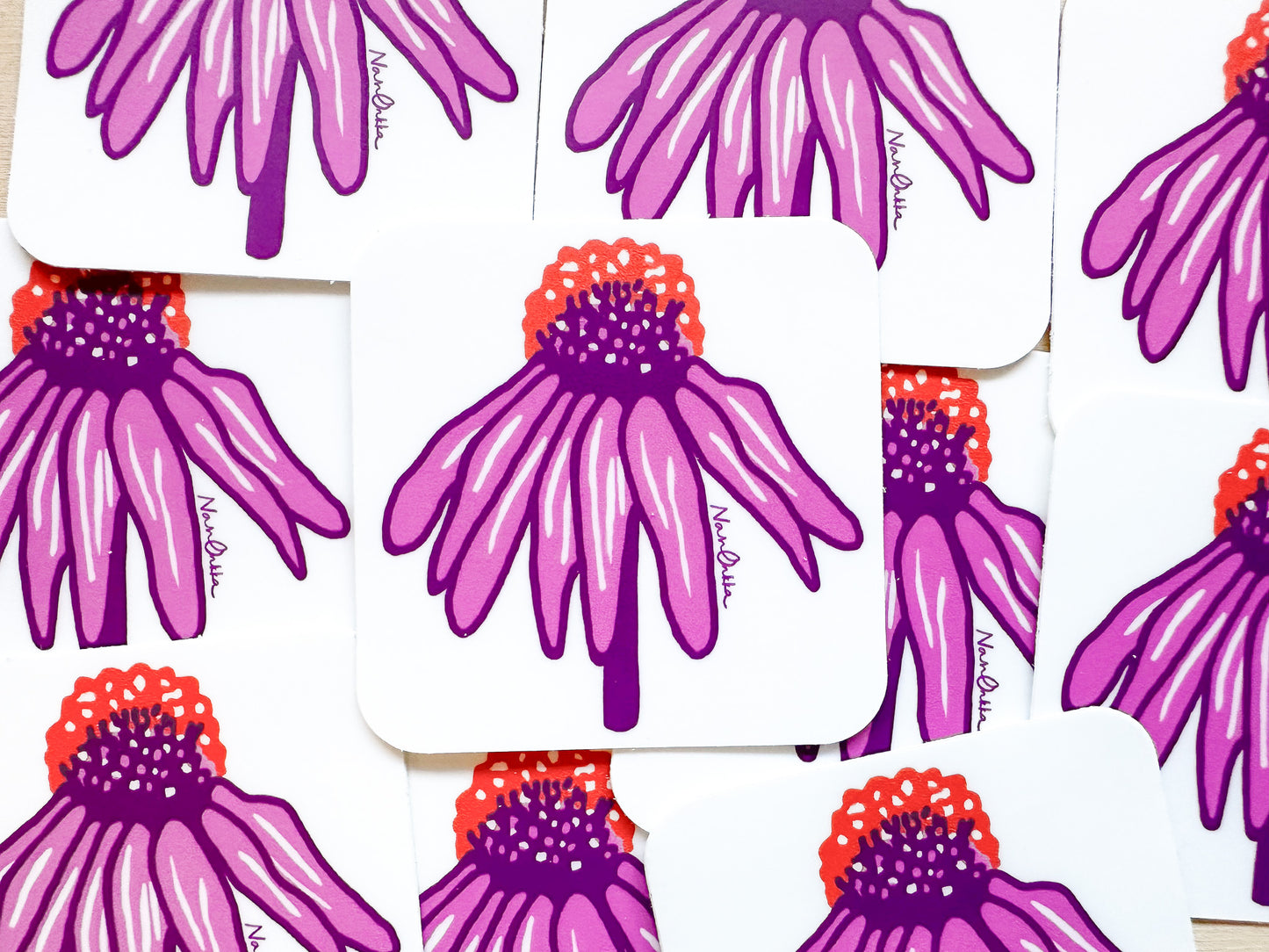 Coneflower Sticker