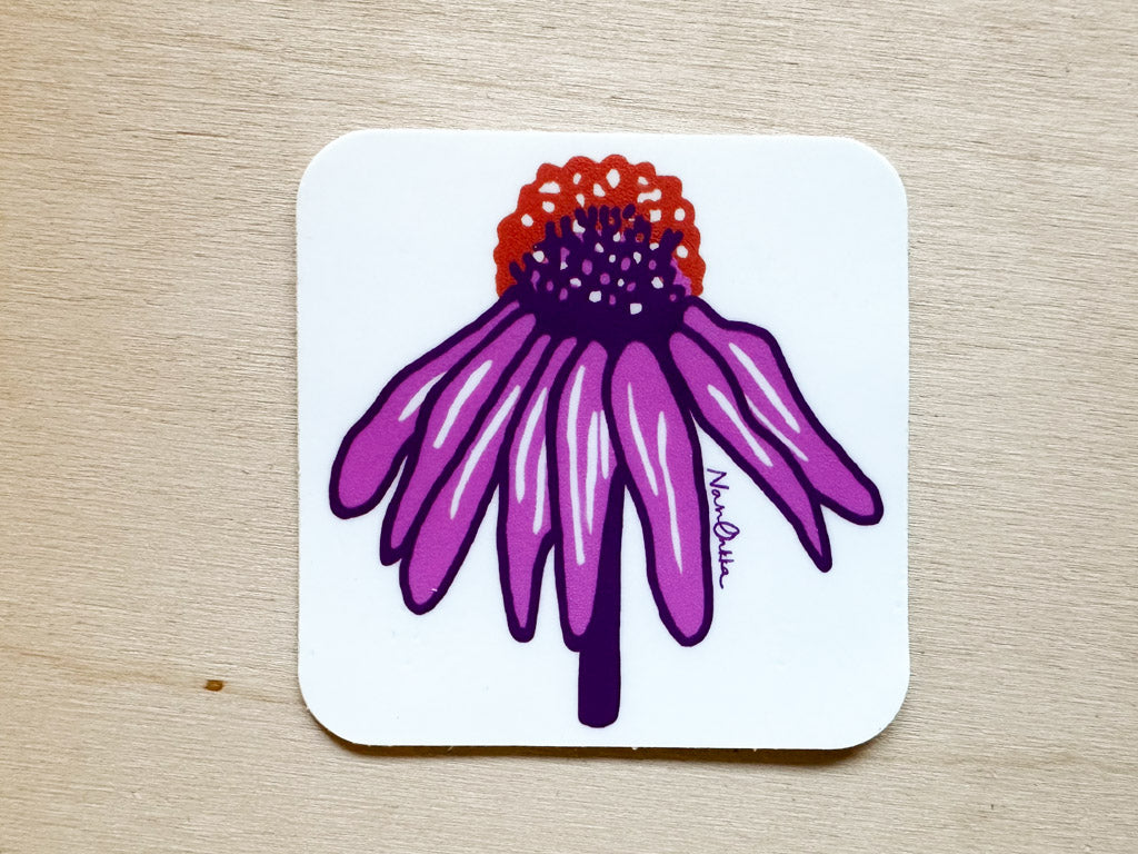 Coneflower Sticker