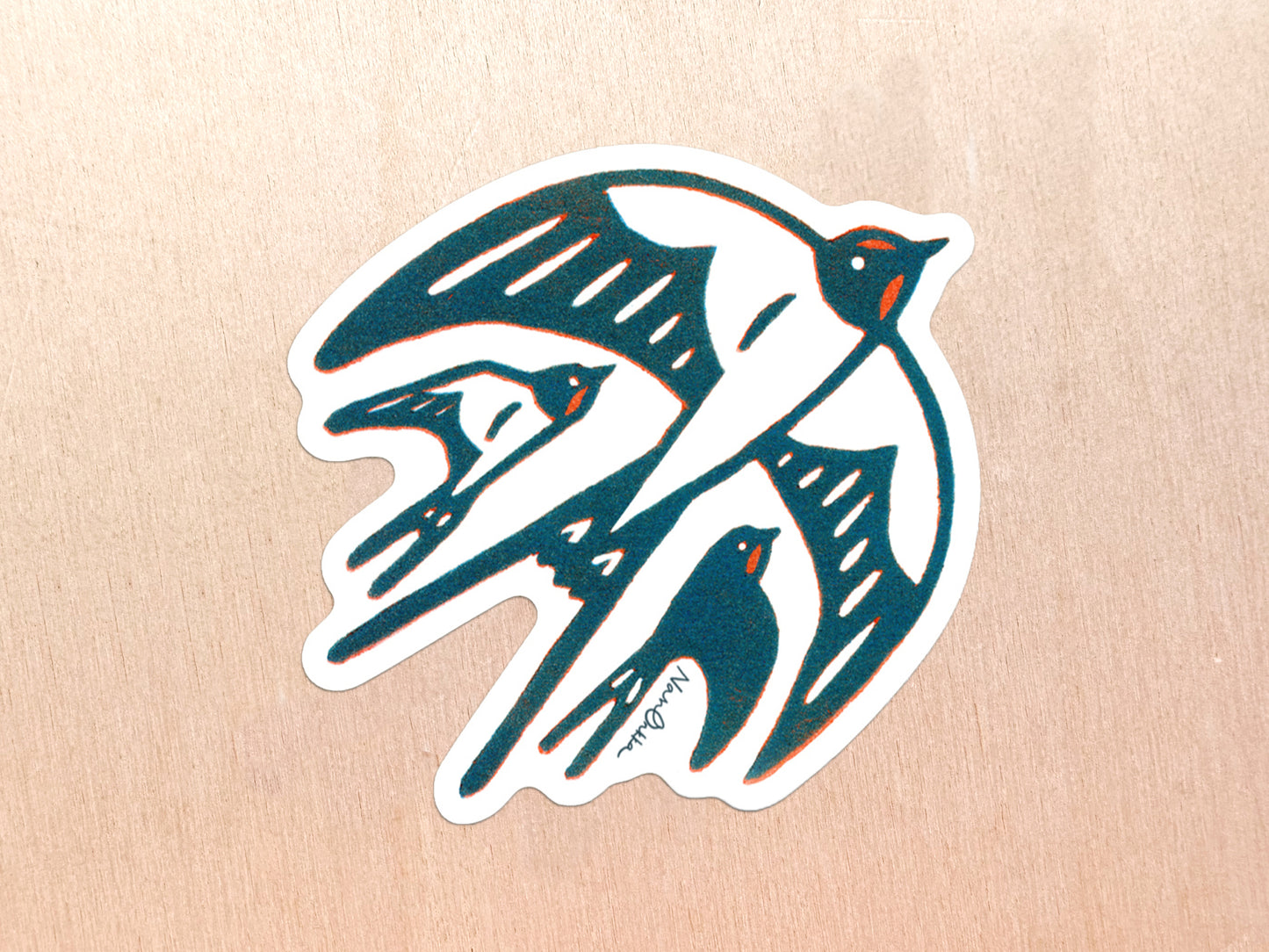 Guide Diecut Sticker