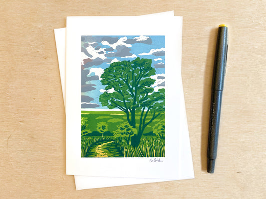 Here and Now Greeting Card