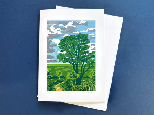 Here and Now Greeting Card