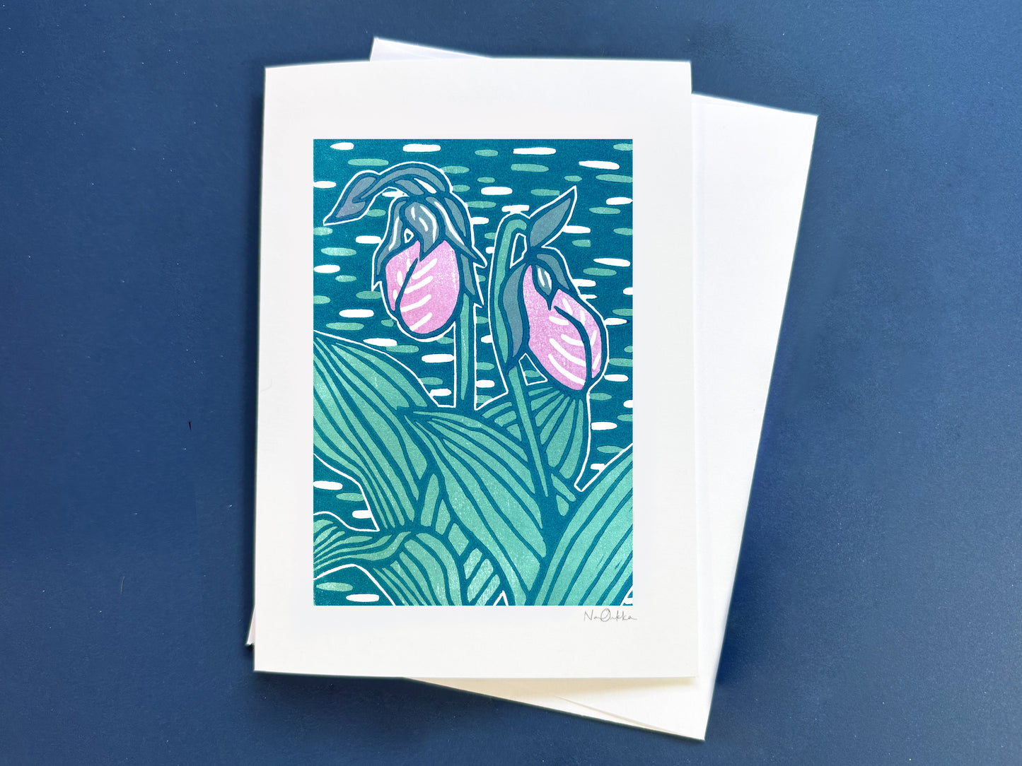 Lady Slippers Greeting Card