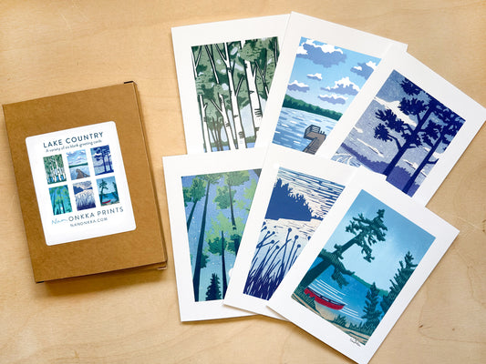 Boxed Set of Lake Country Greeting Cards (6 cards)
