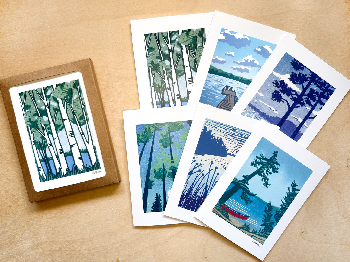 Boxed Set of Lake Country Greeting Cards (6 cards)