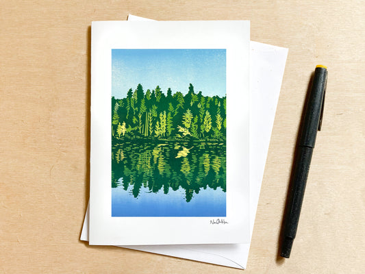 Moment of Reflection Greeting Card