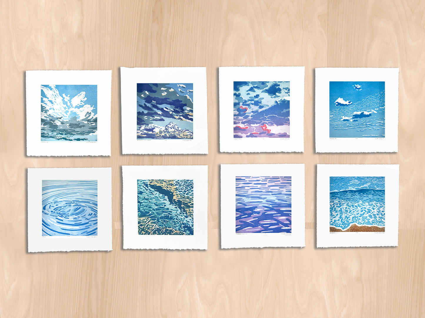 Incoming Woodcut Print