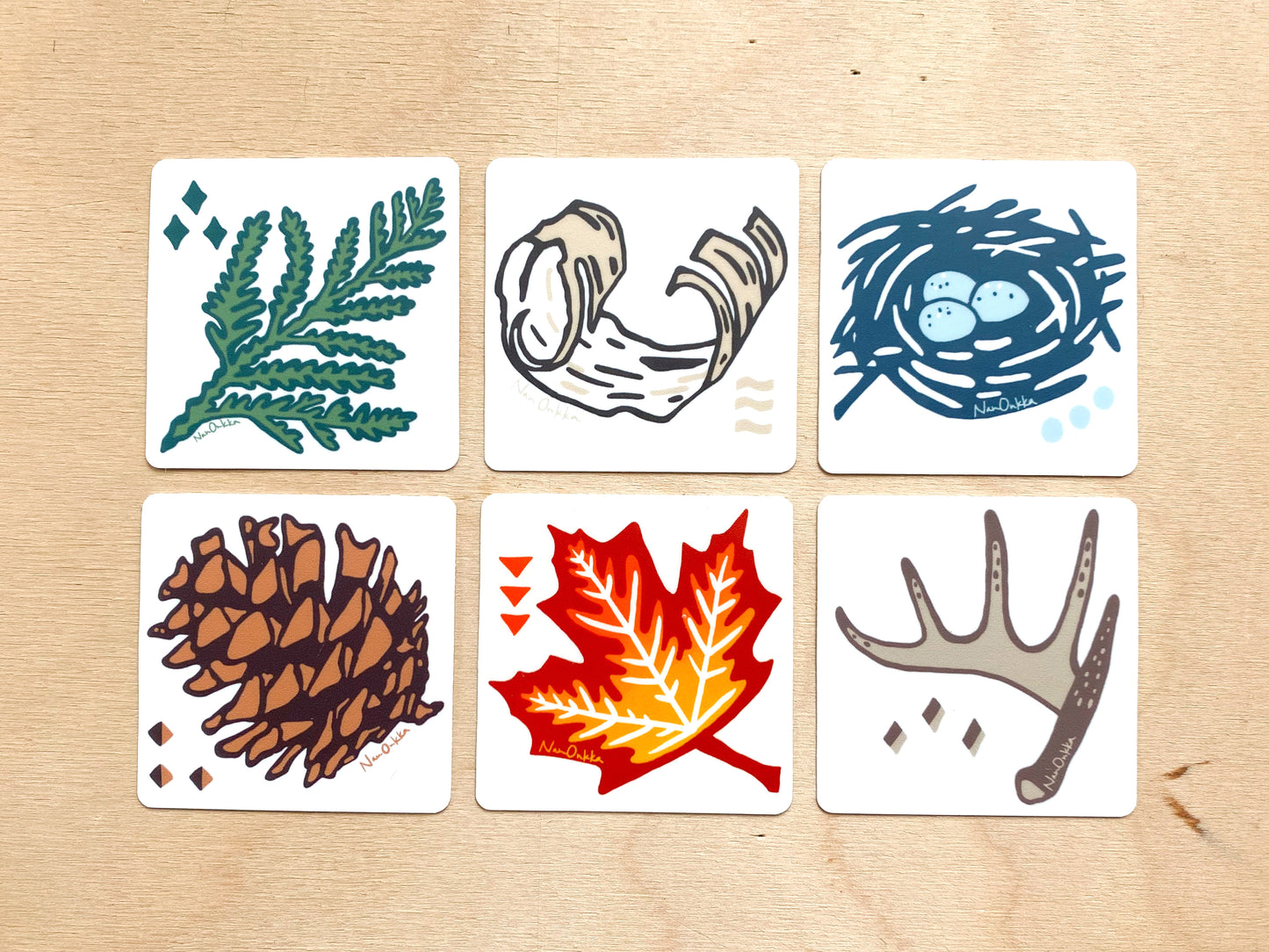 Woodland Treasures Sticker Set