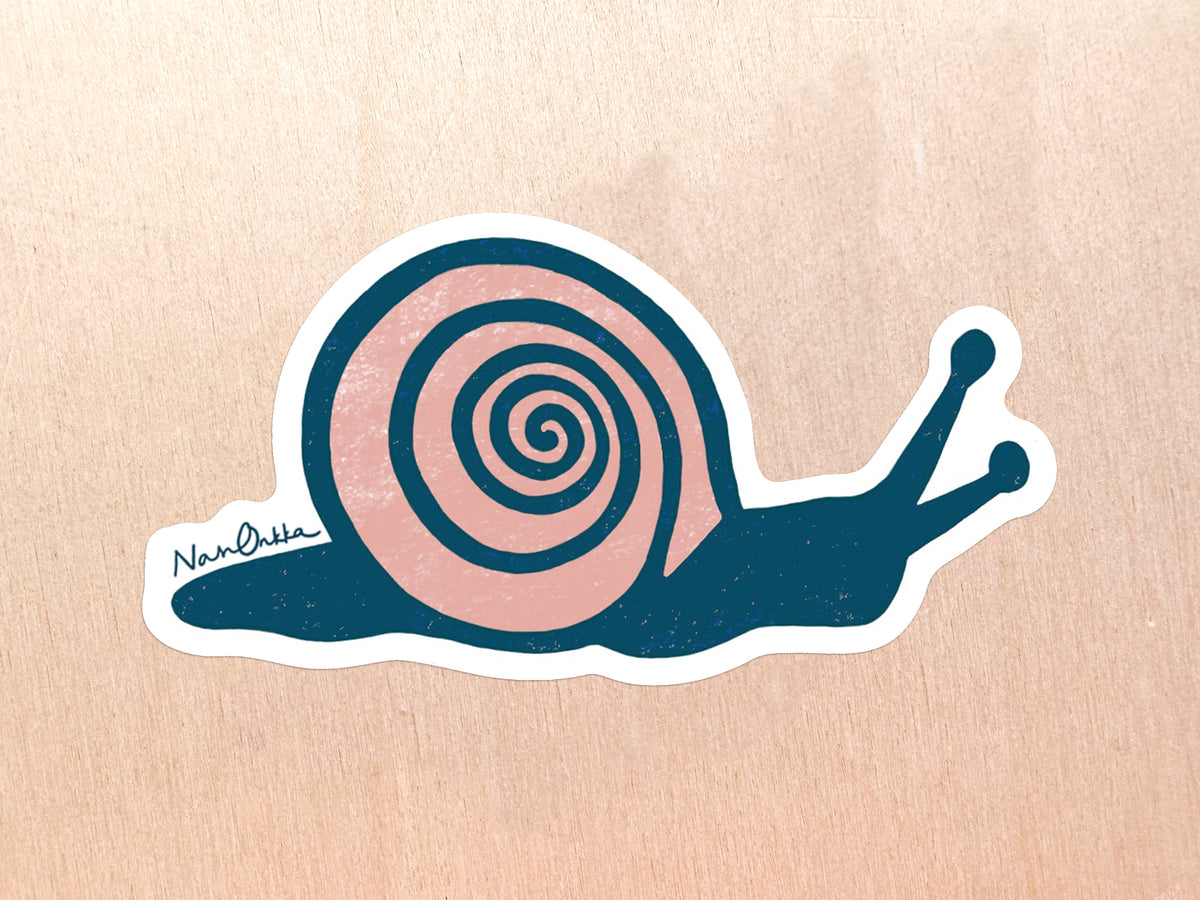Snail Diecut Sticker