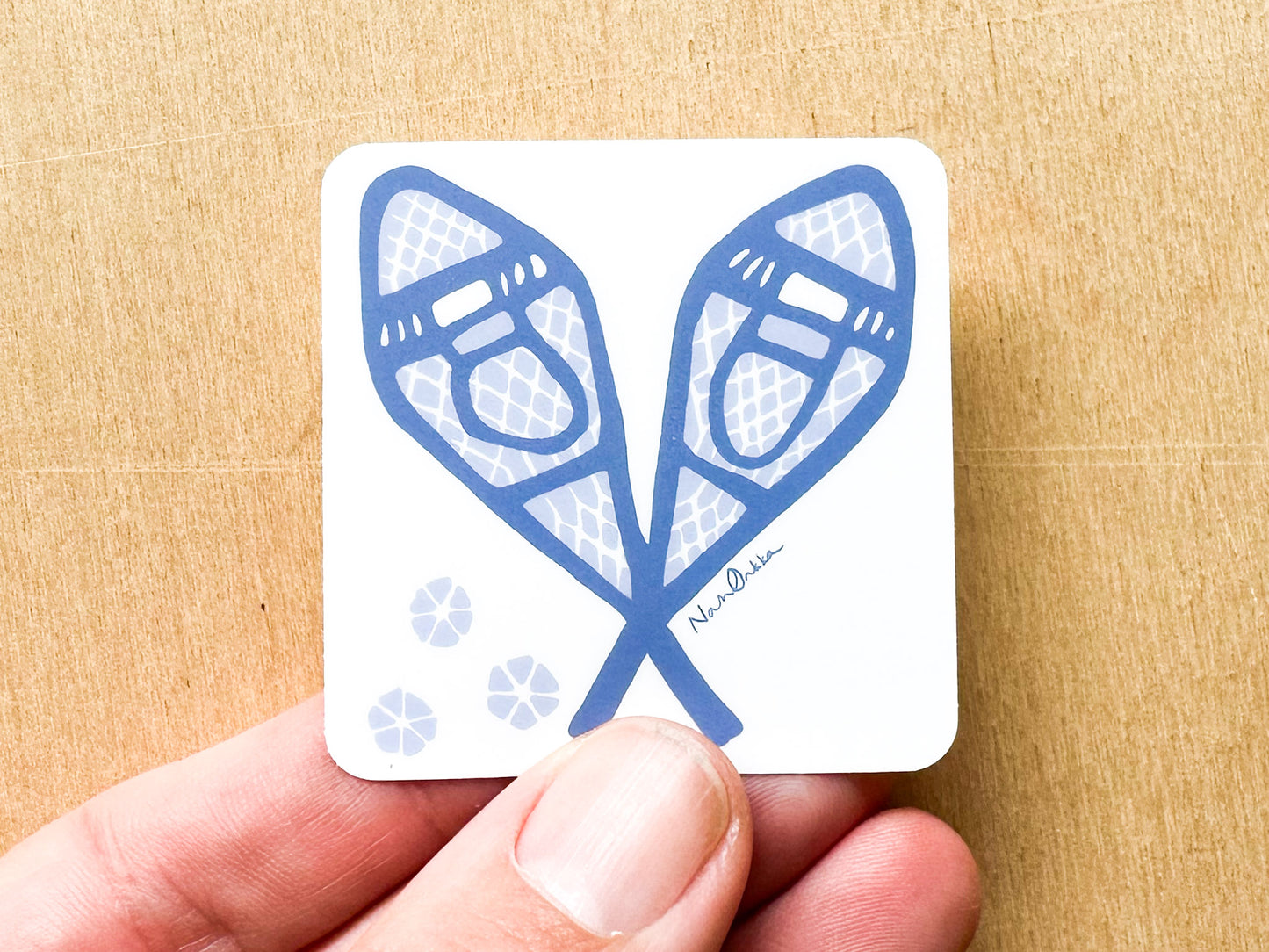 Snowshoes Sticker