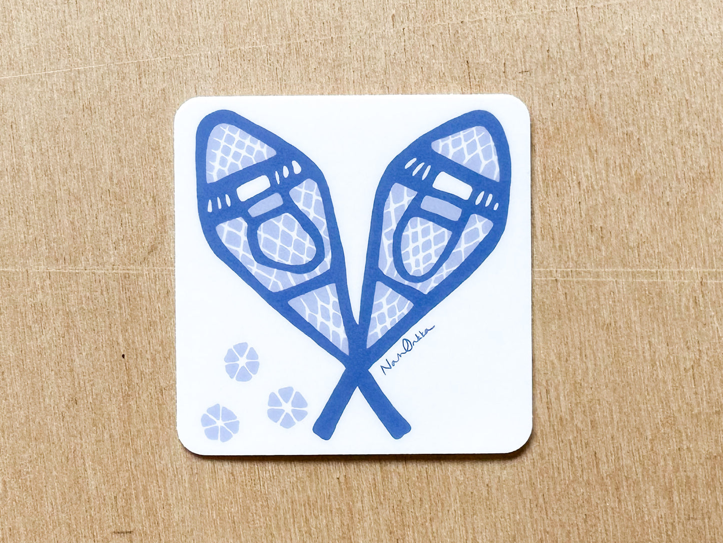 Snowshoes Sticker