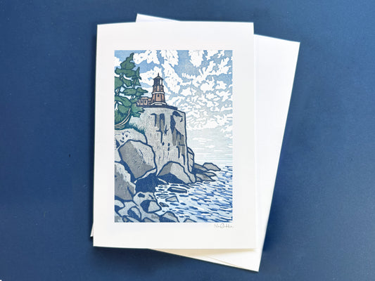 Split Rock Greeting Card