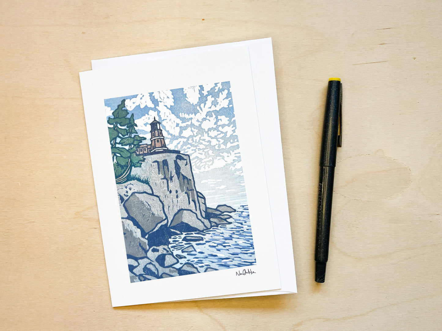 Split Rock Greeting Card