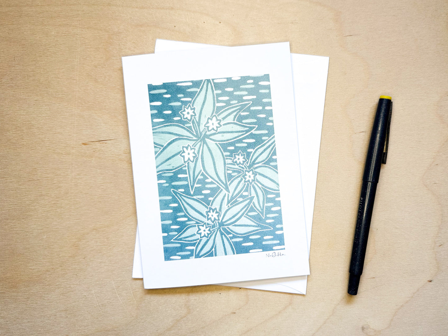 Starflower Greeting Card