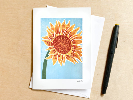 Sunflower Greeting Card
