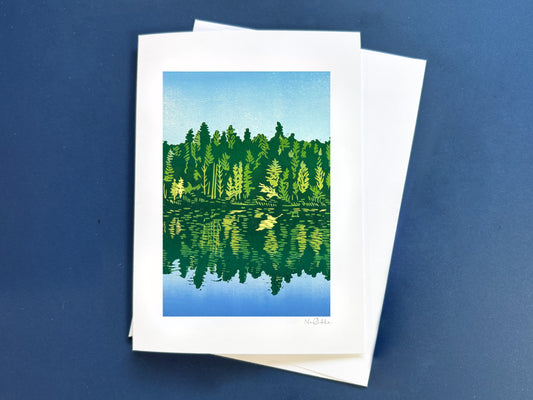 Moment of Reflection Greeting Card