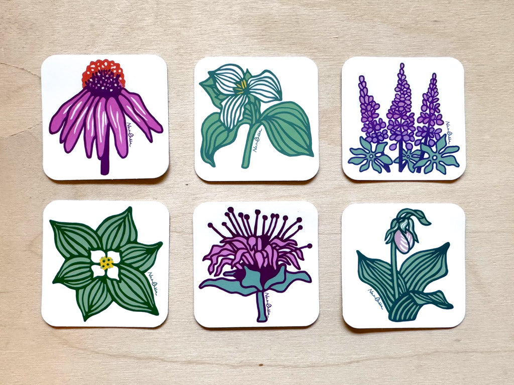 Bee Balm Sticker