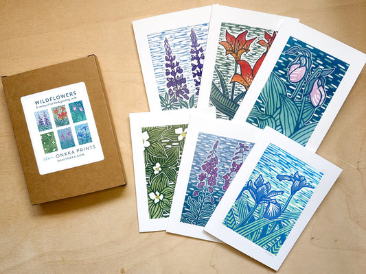 Boxed Set of Wildflower Greeting Cards (6 cards)