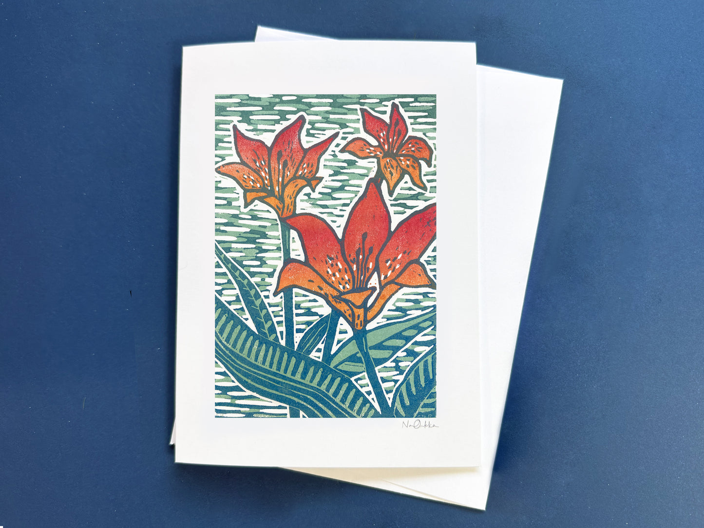 Wood Lily Greeting Card