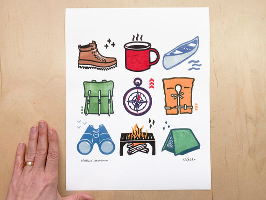 Woodland Adventures Giclée Print