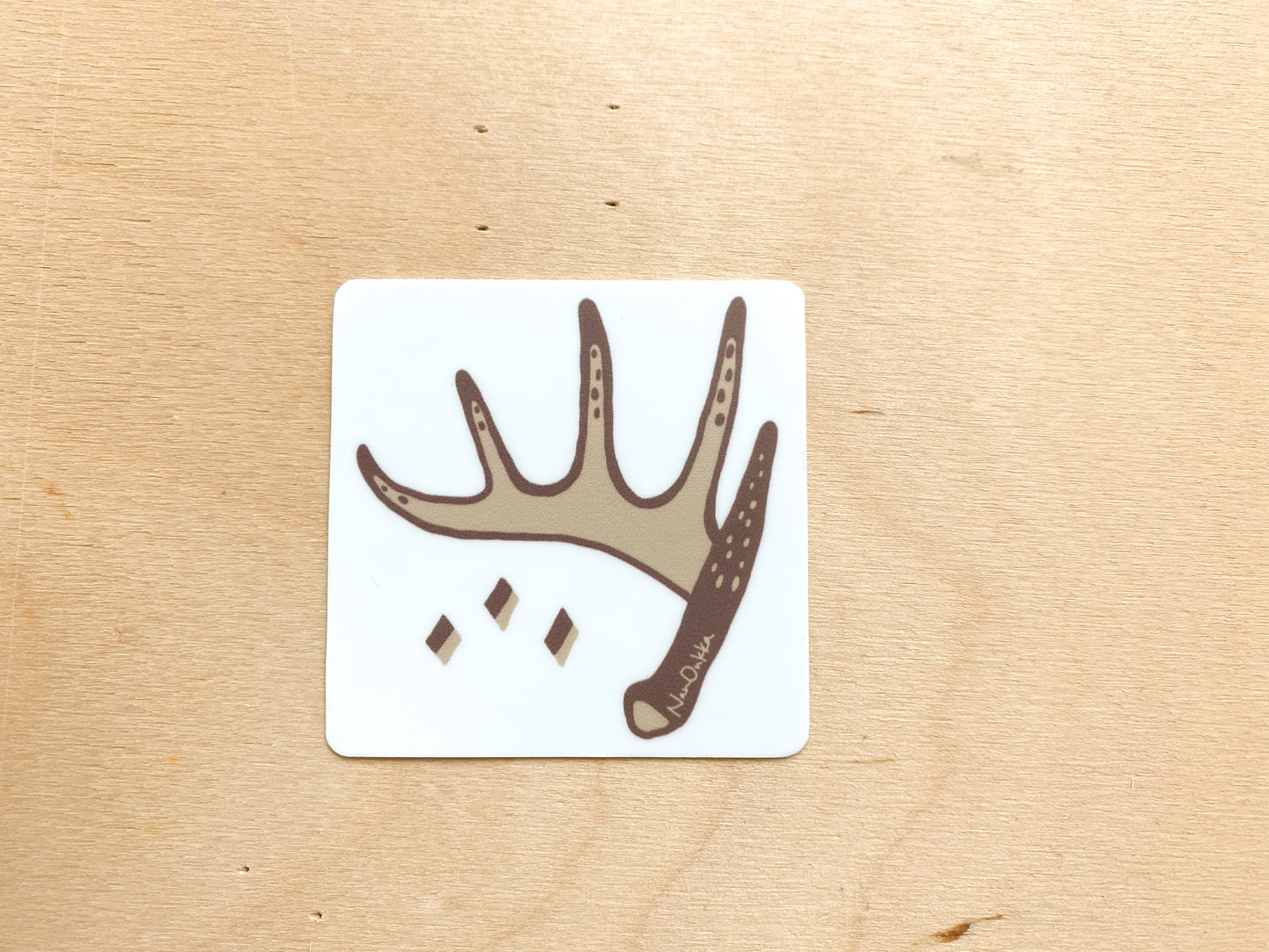 Antler Sticker