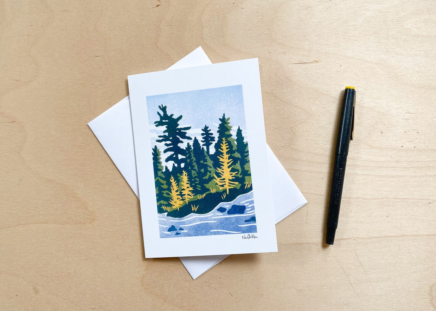 Backcountry Fall Greeting Card
