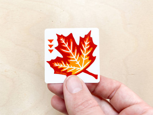 Maple Leaf Sticker
