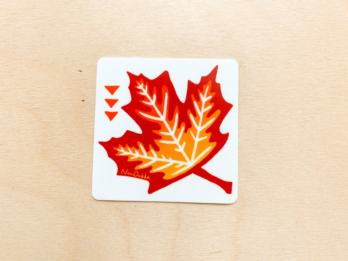 Maple Leaf Sticker