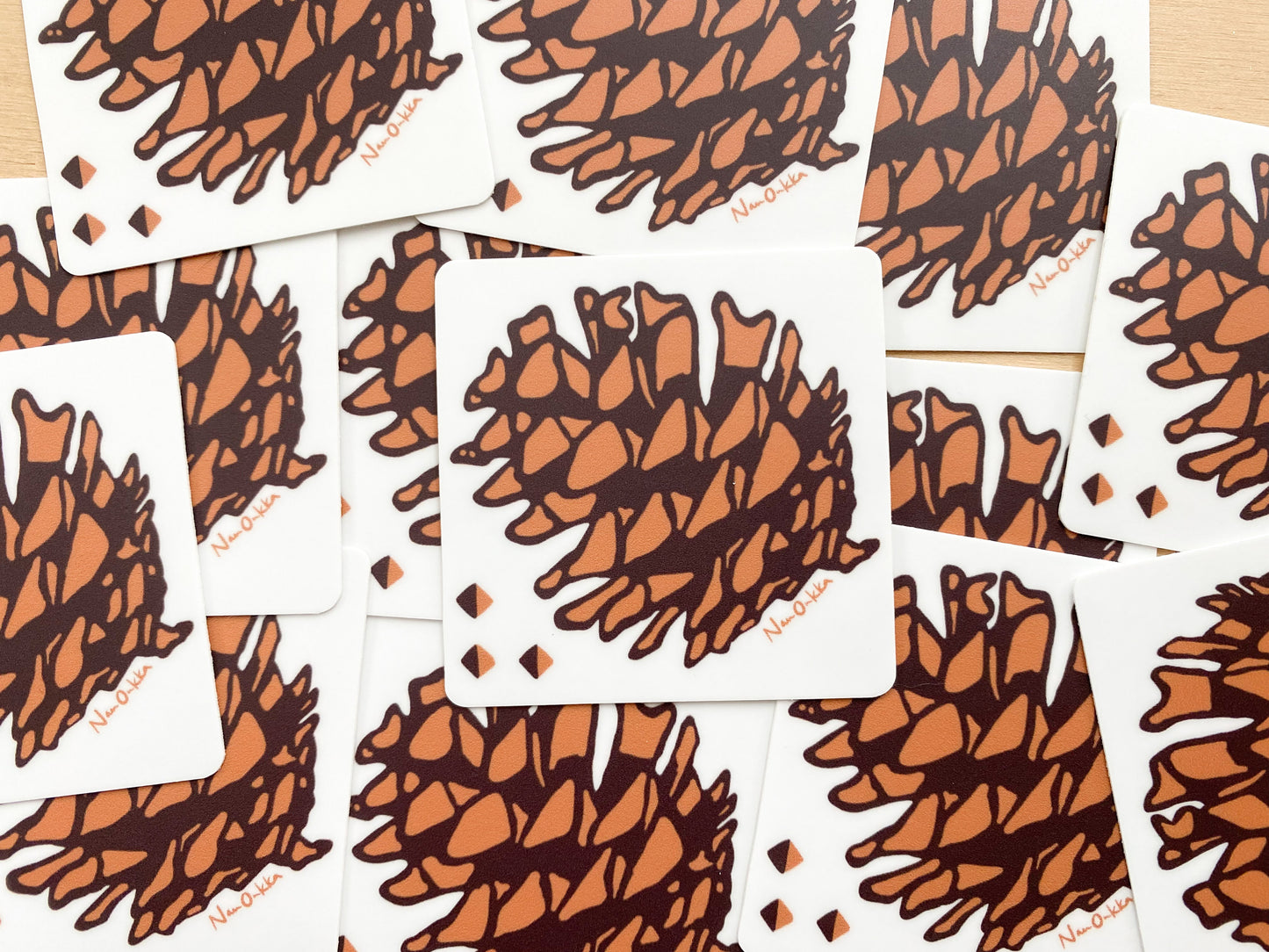 Pinecone Sticker