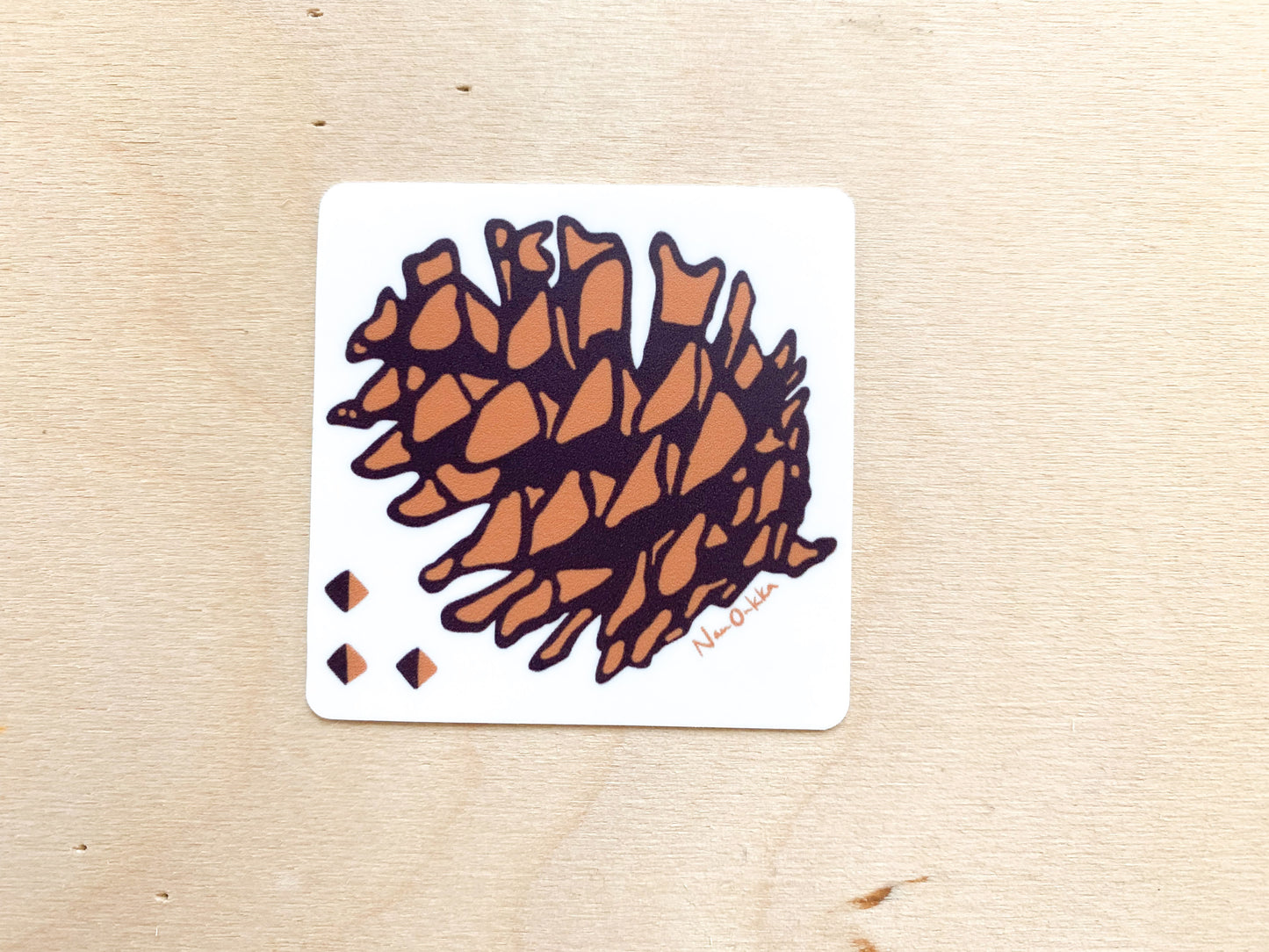 Pinecone Sticker