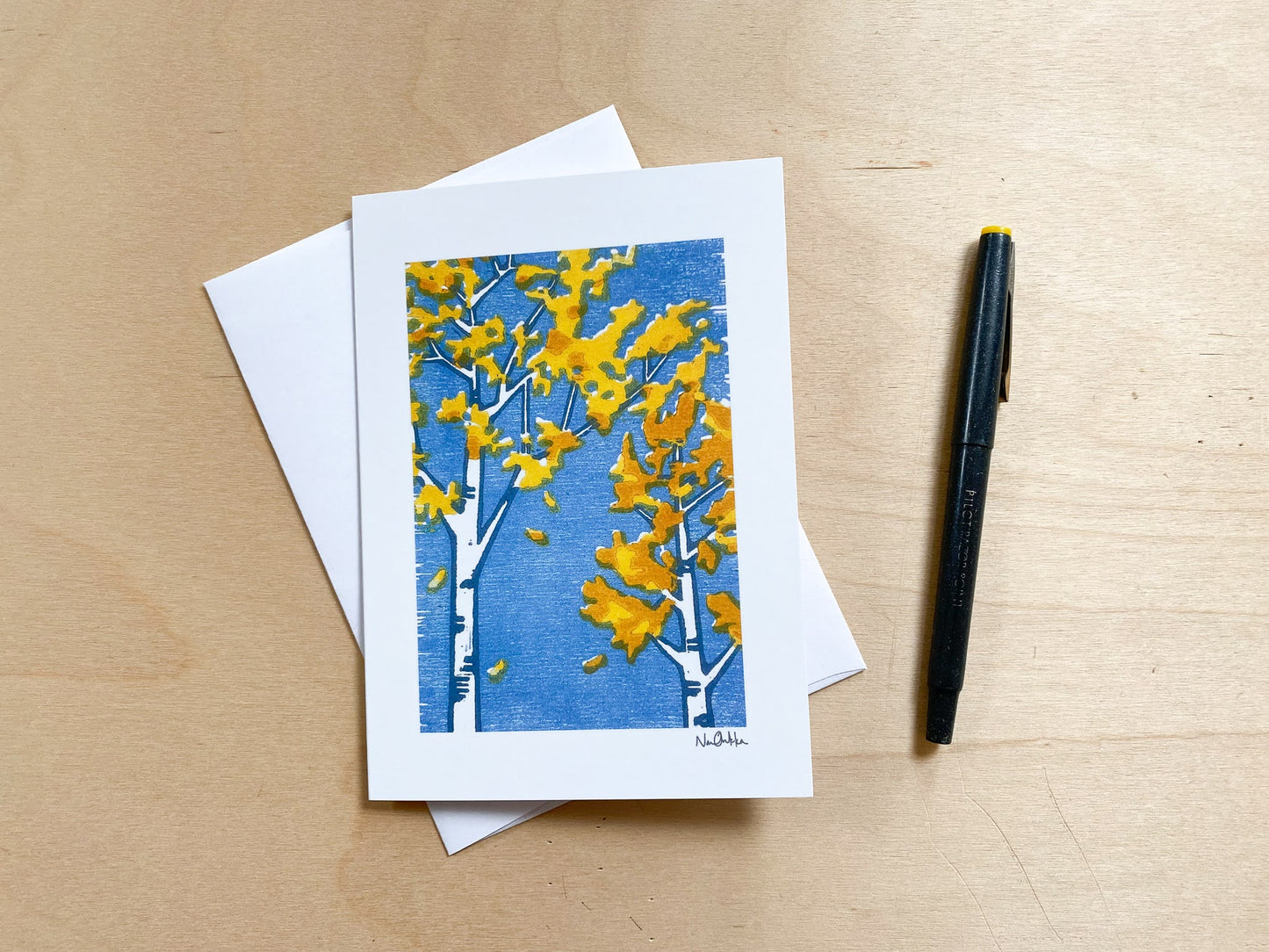 Season of Change Greeting Card