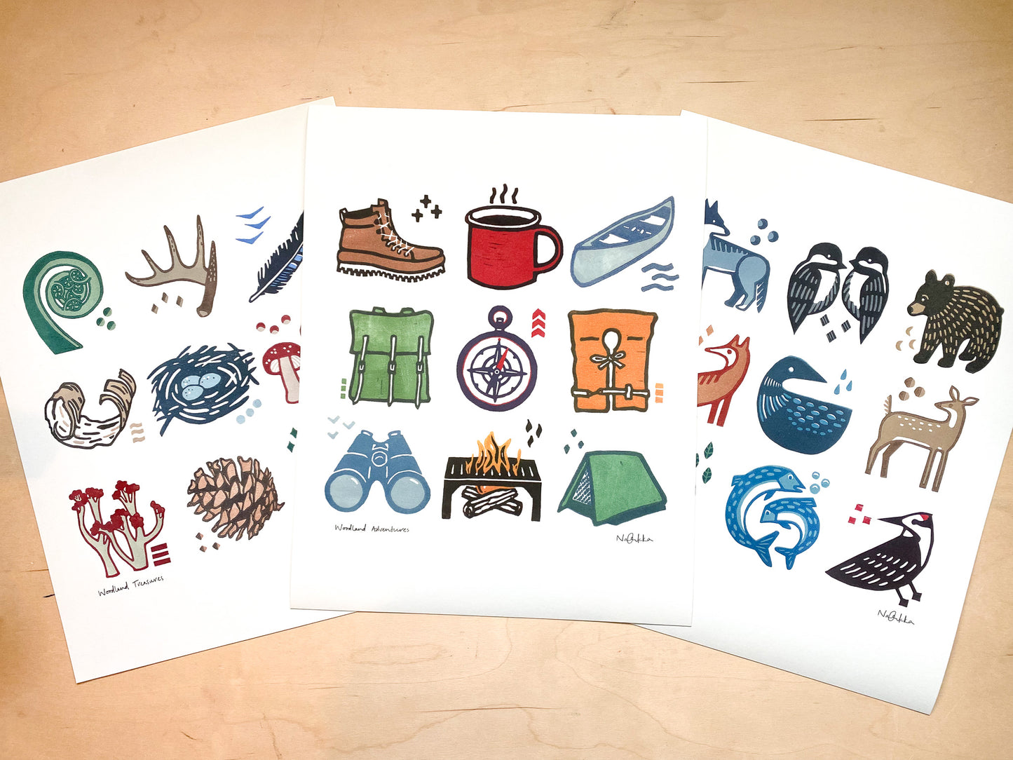 Woodland Animals Giclée Print