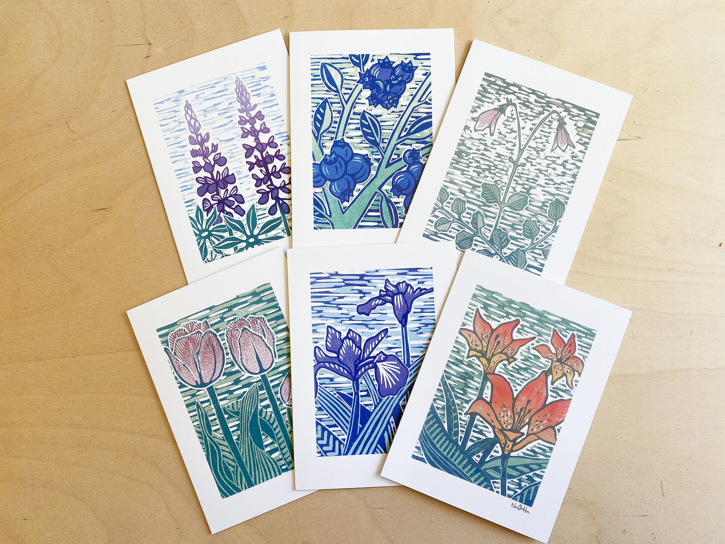Lupines Greeting Card