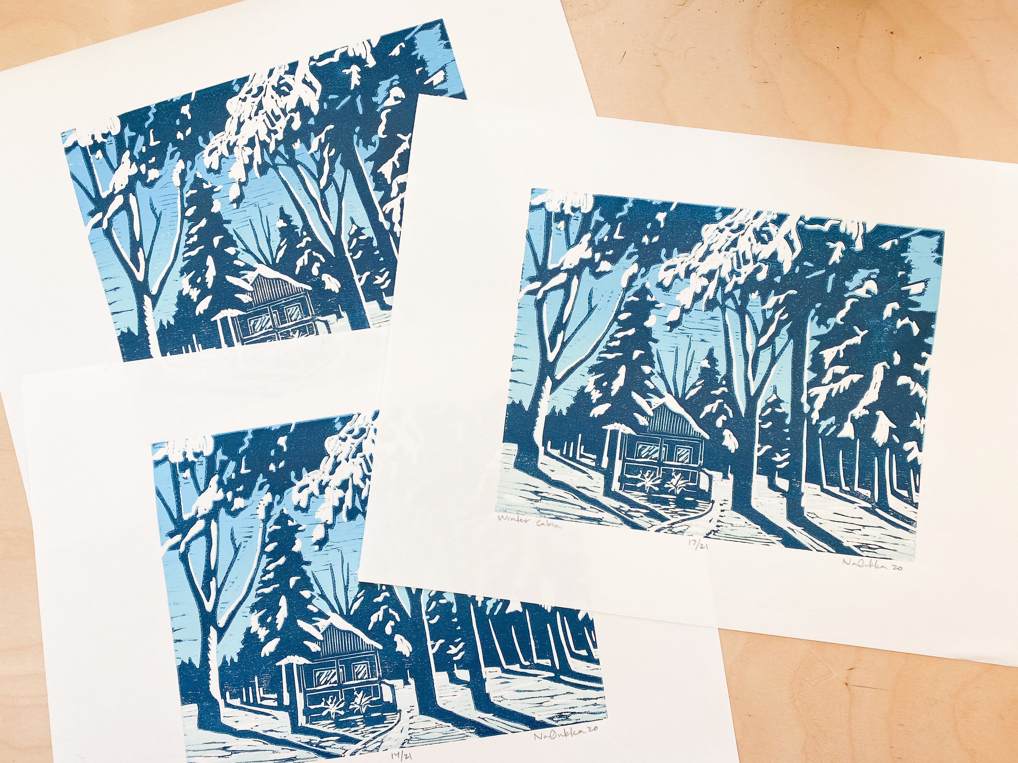 Free Winter Watercolor Lessons for Kids – Nan Onkka Prints