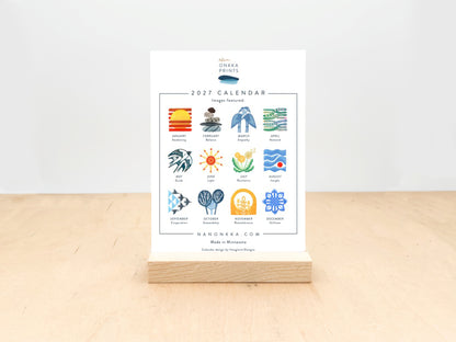 2027 Desktop Calendar