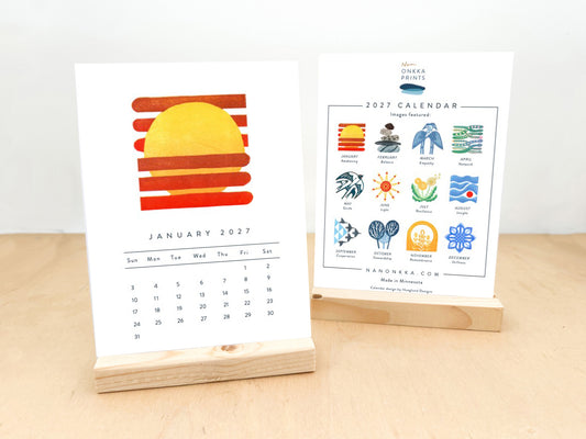 2027 Desktop Calendar