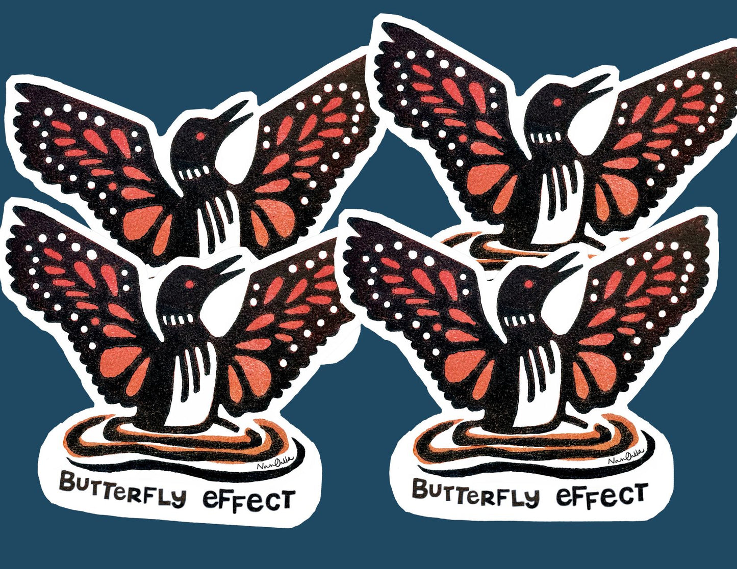 PREORDER: Butterfly Effect Donation Sticker - Set of 4
