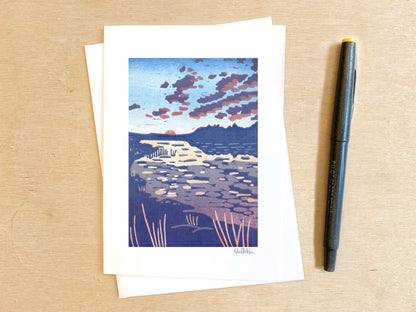 Backcountry Sunrise Greeting Card