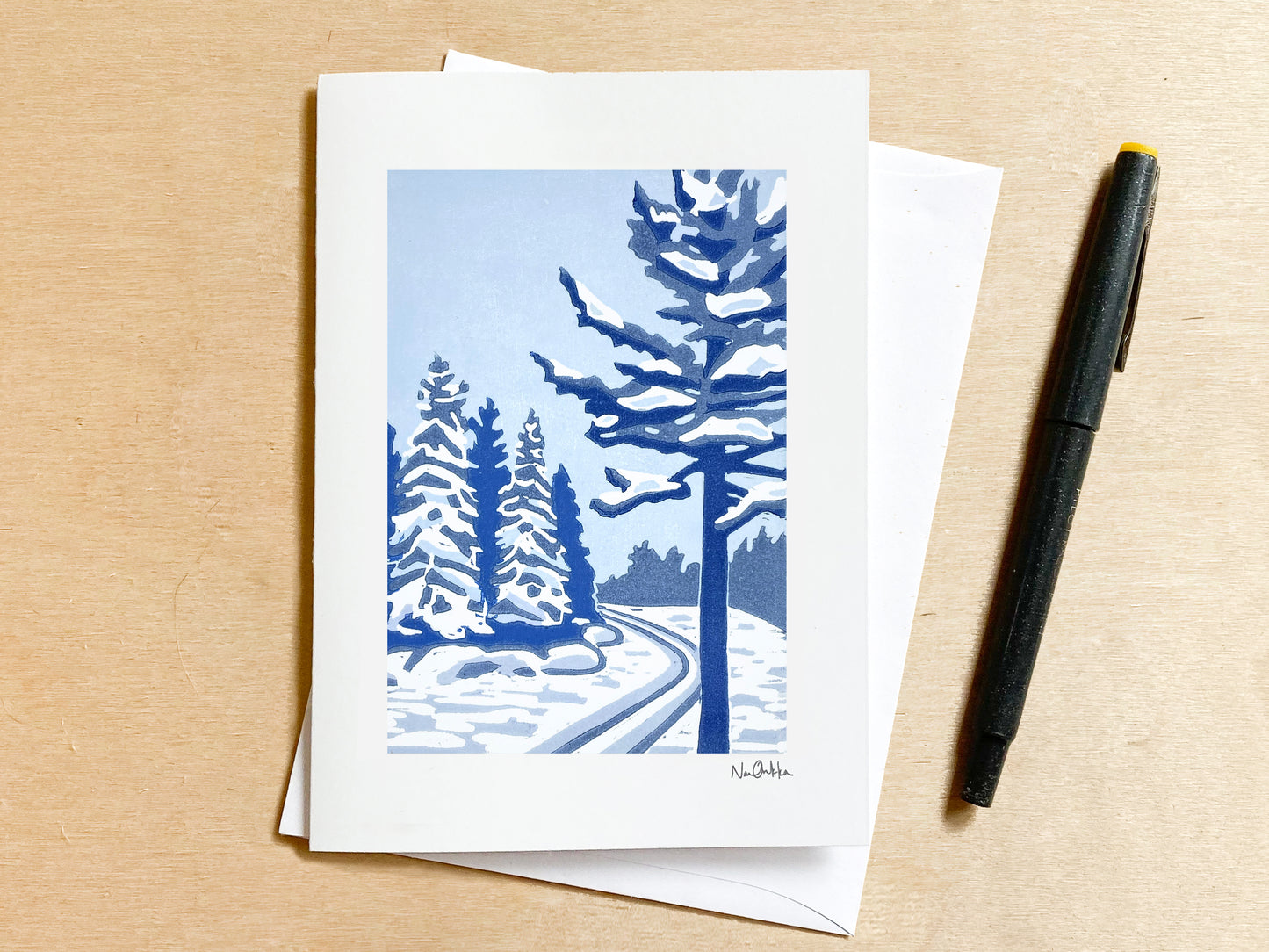 Backcountry Winter Greeting Card