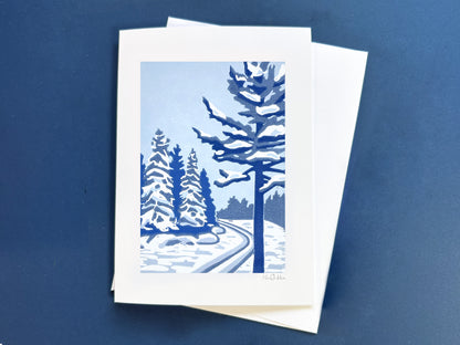 Backcountry Winter Greeting Card