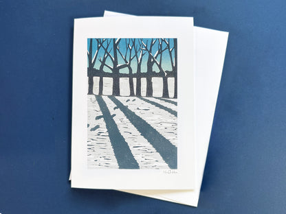 First Snow Greeting Card