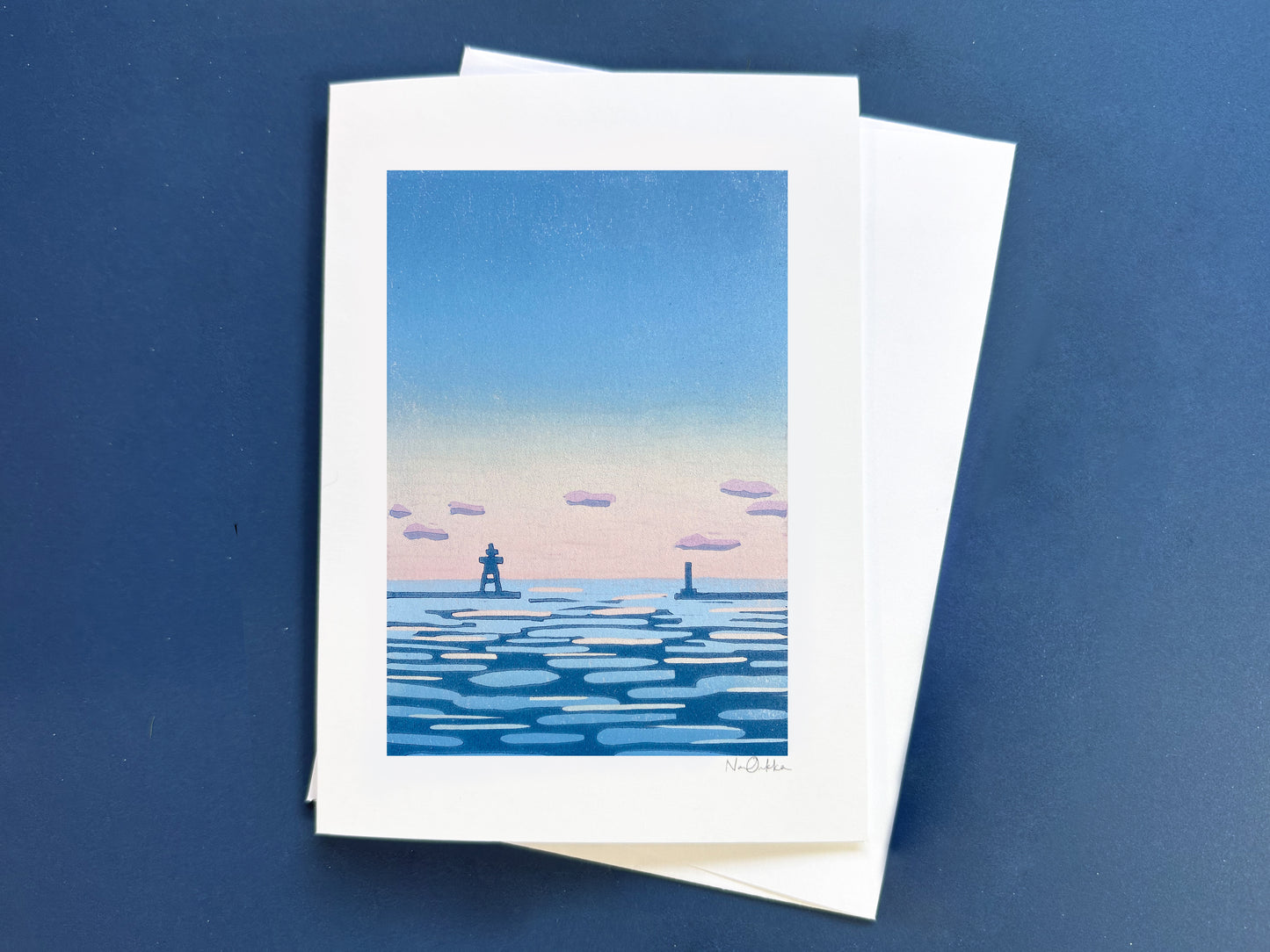 The Harbor Greeting Card