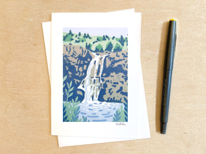 High Falls Greeting Card